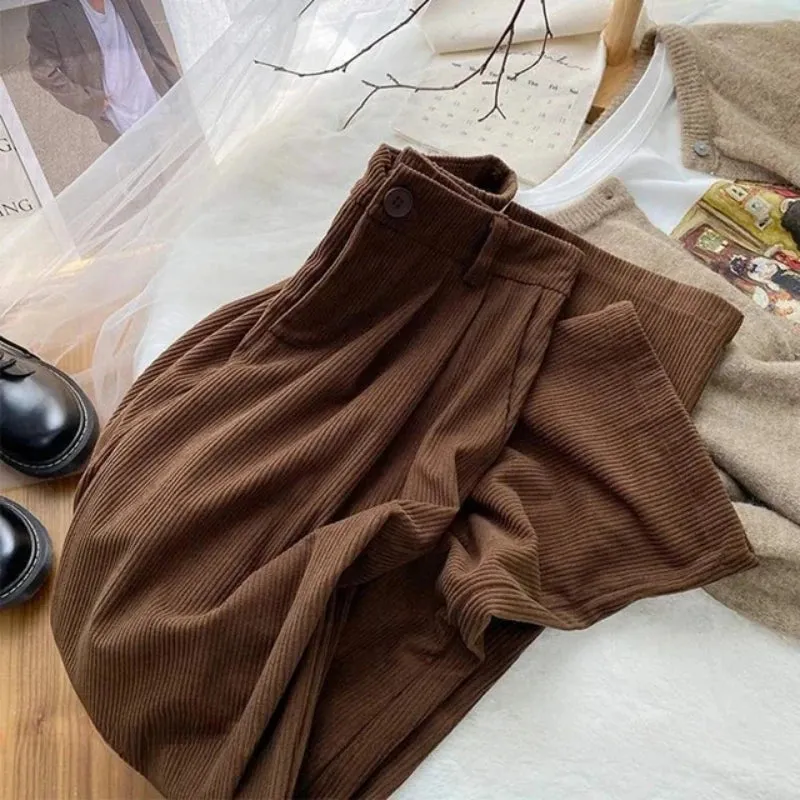 Ribbed Corduroy Trousers