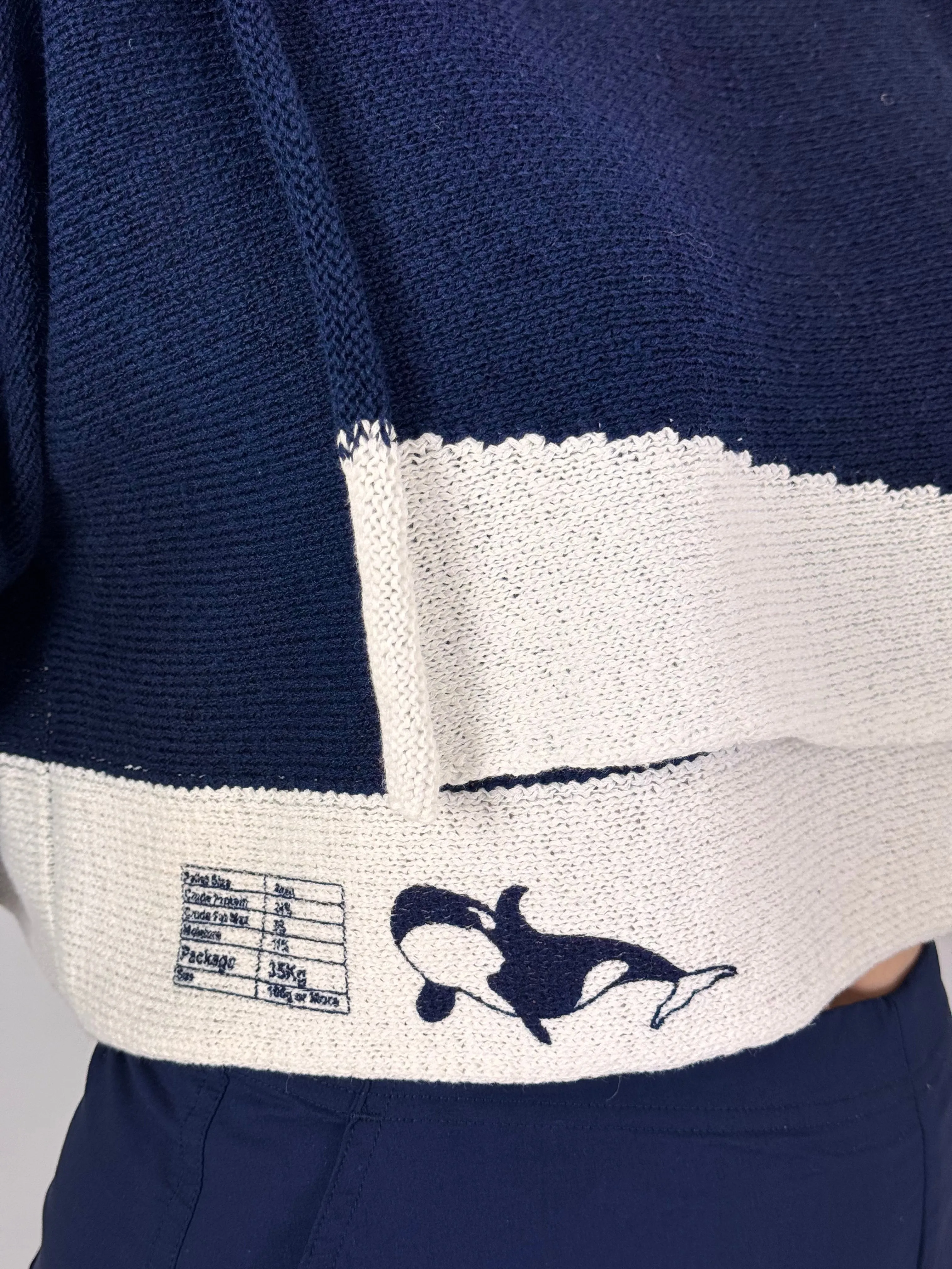 Rundholz Black Label 0703 Jumper Navy Print