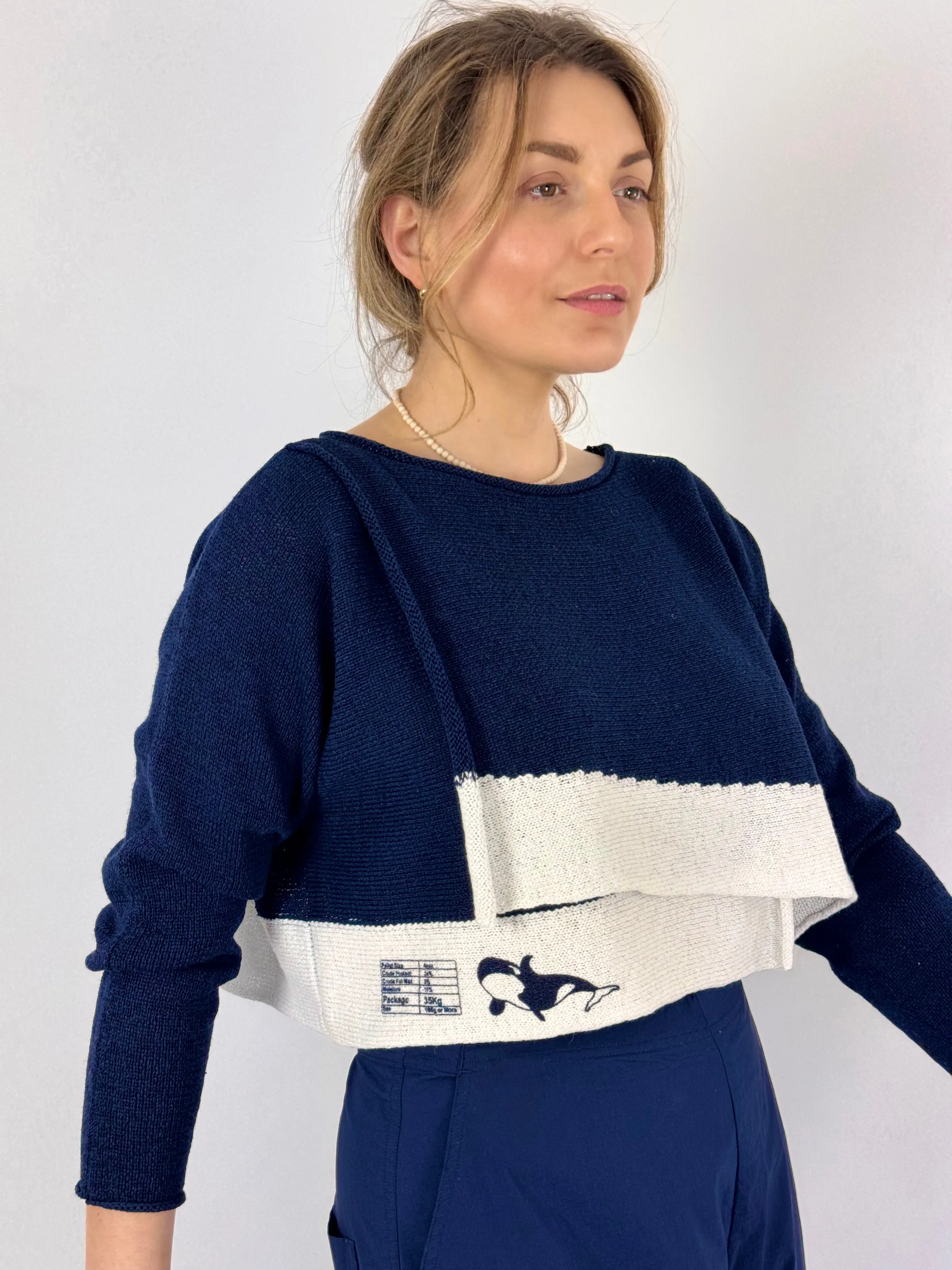 Rundholz Black Label 0703 Jumper Navy Print