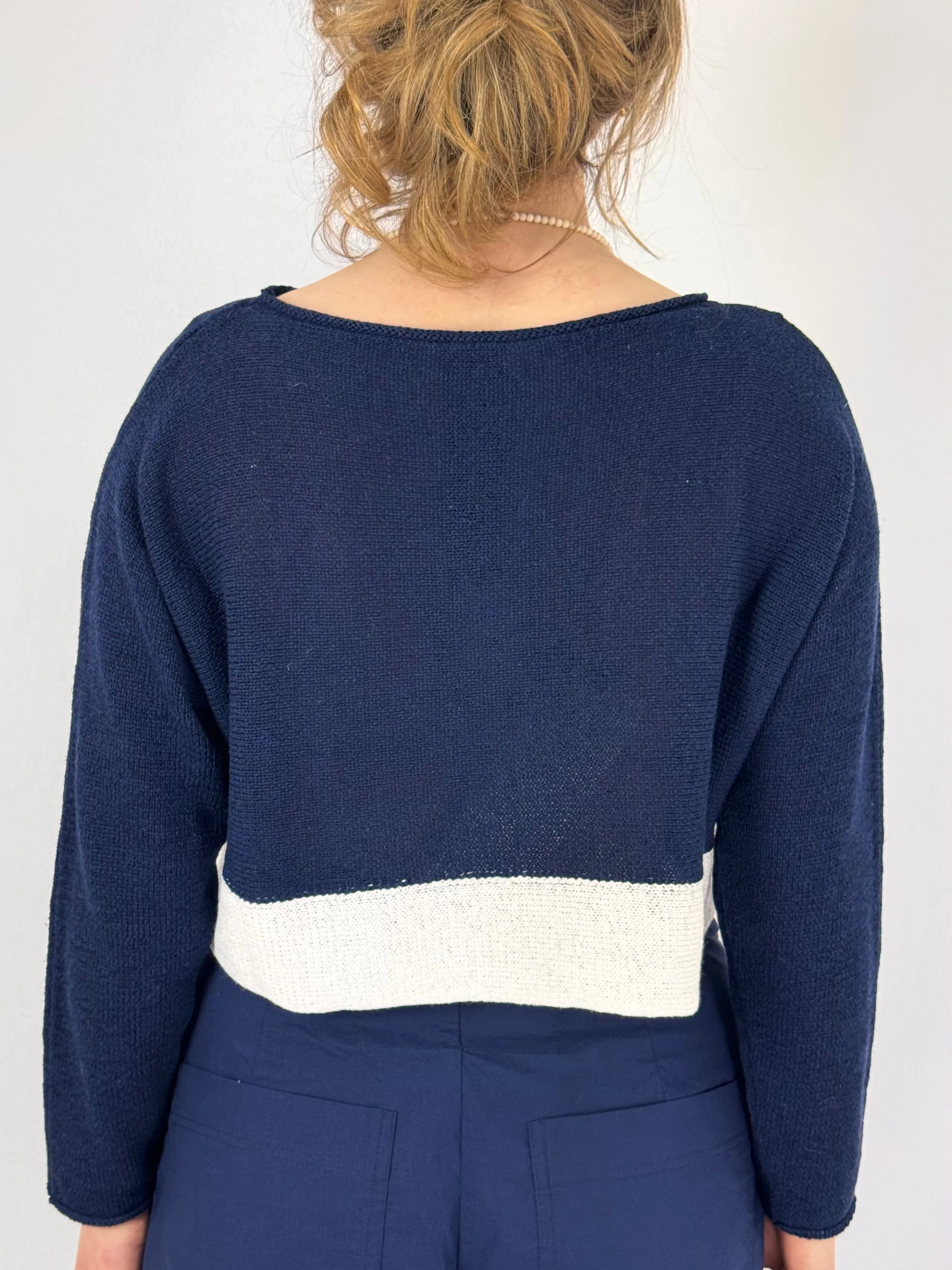 Rundholz Black Label 0703 Jumper Navy Print