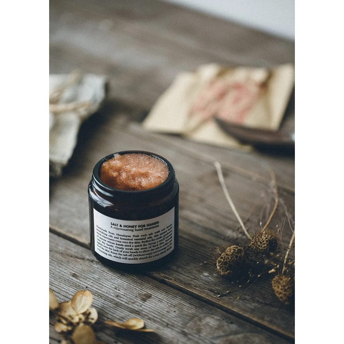 Salt and Honey Hand Scrub