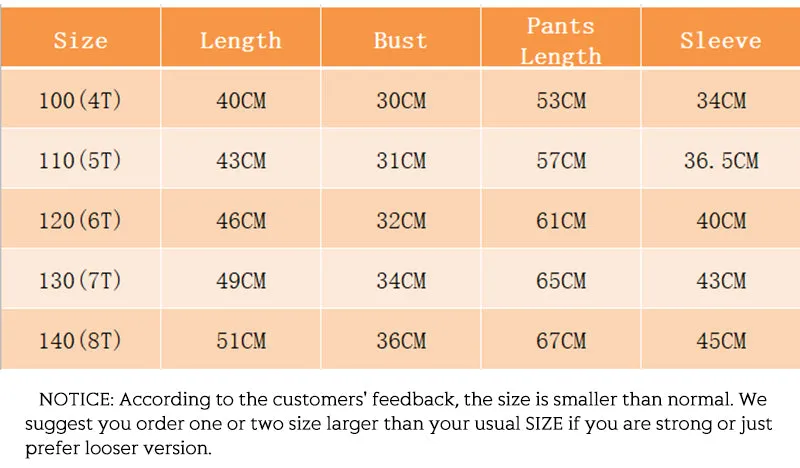Spring Autumn Cotton Soft Breathable Cartoon Kids Pajamas Set