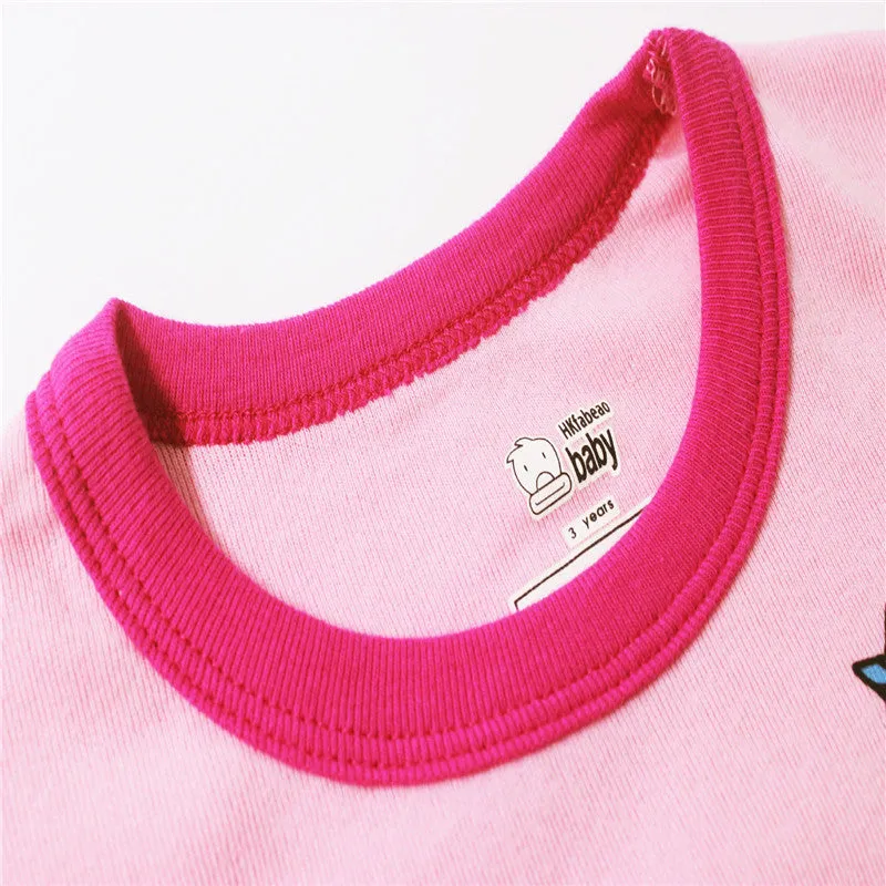 Spring Autumn Cotton Soft Breathable Cartoon Kids Pajamas Set