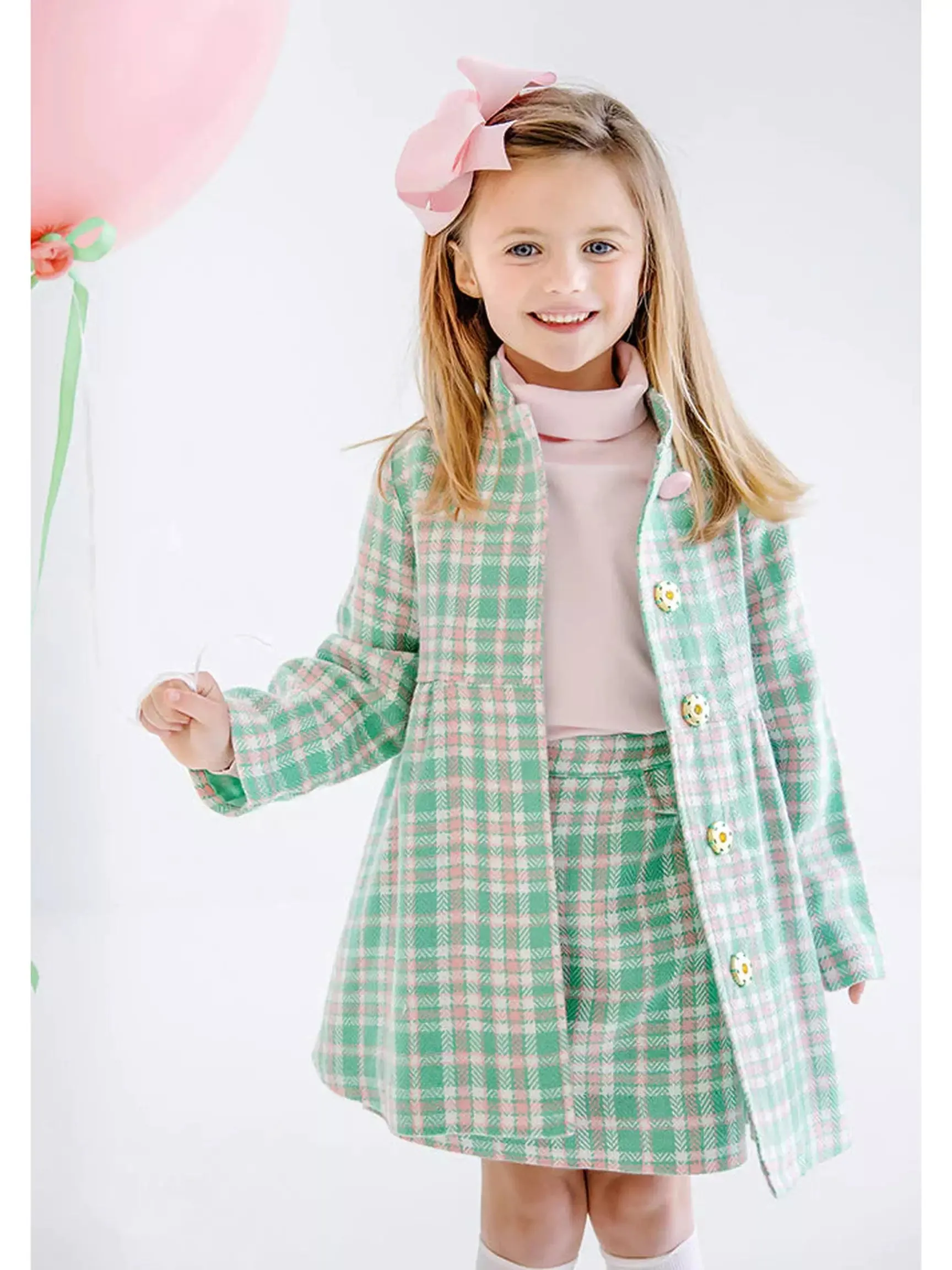 Tatum's Turtleneck Shirt - Palm Beach Pink