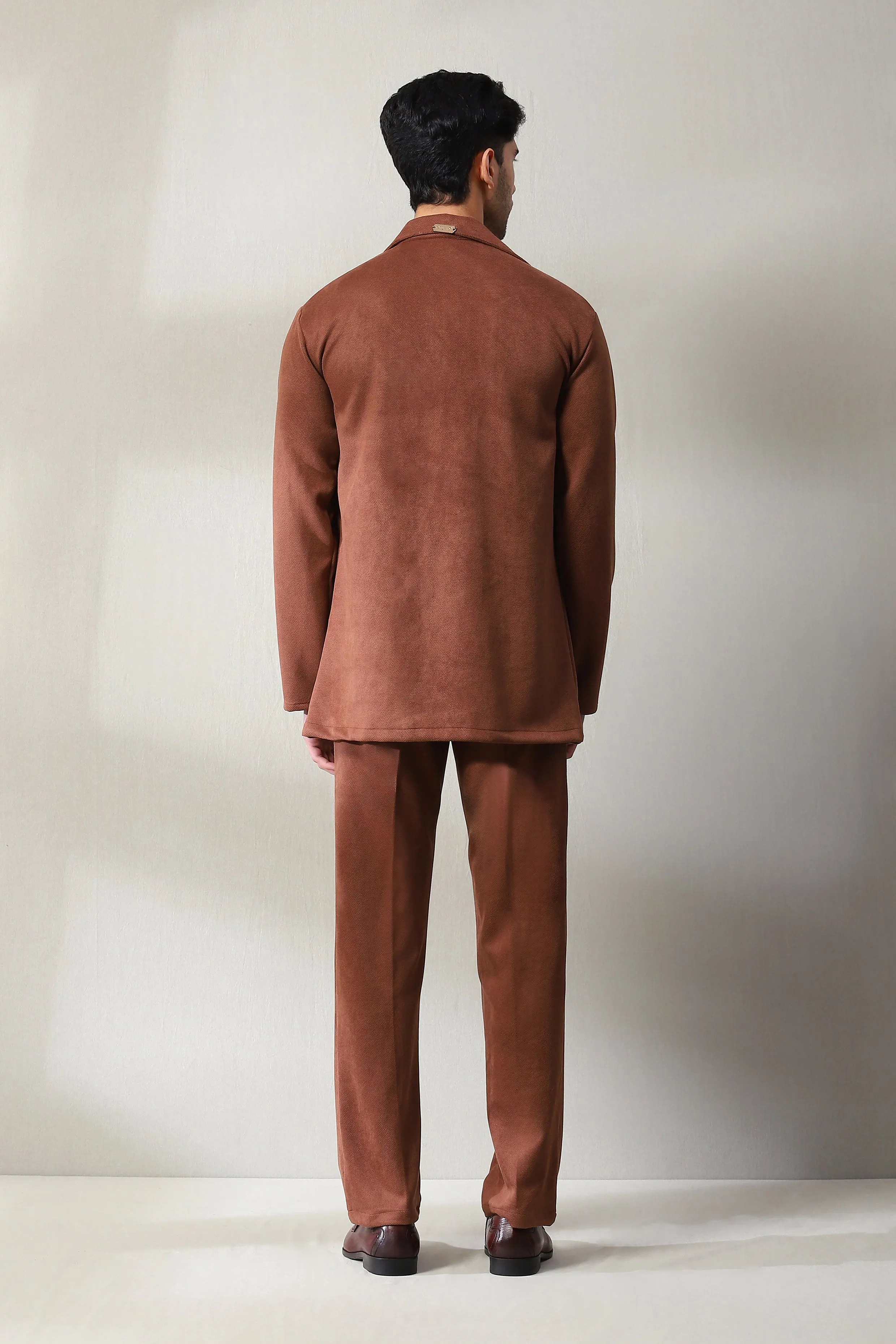 This rustish corduroy velvet co-ord set
