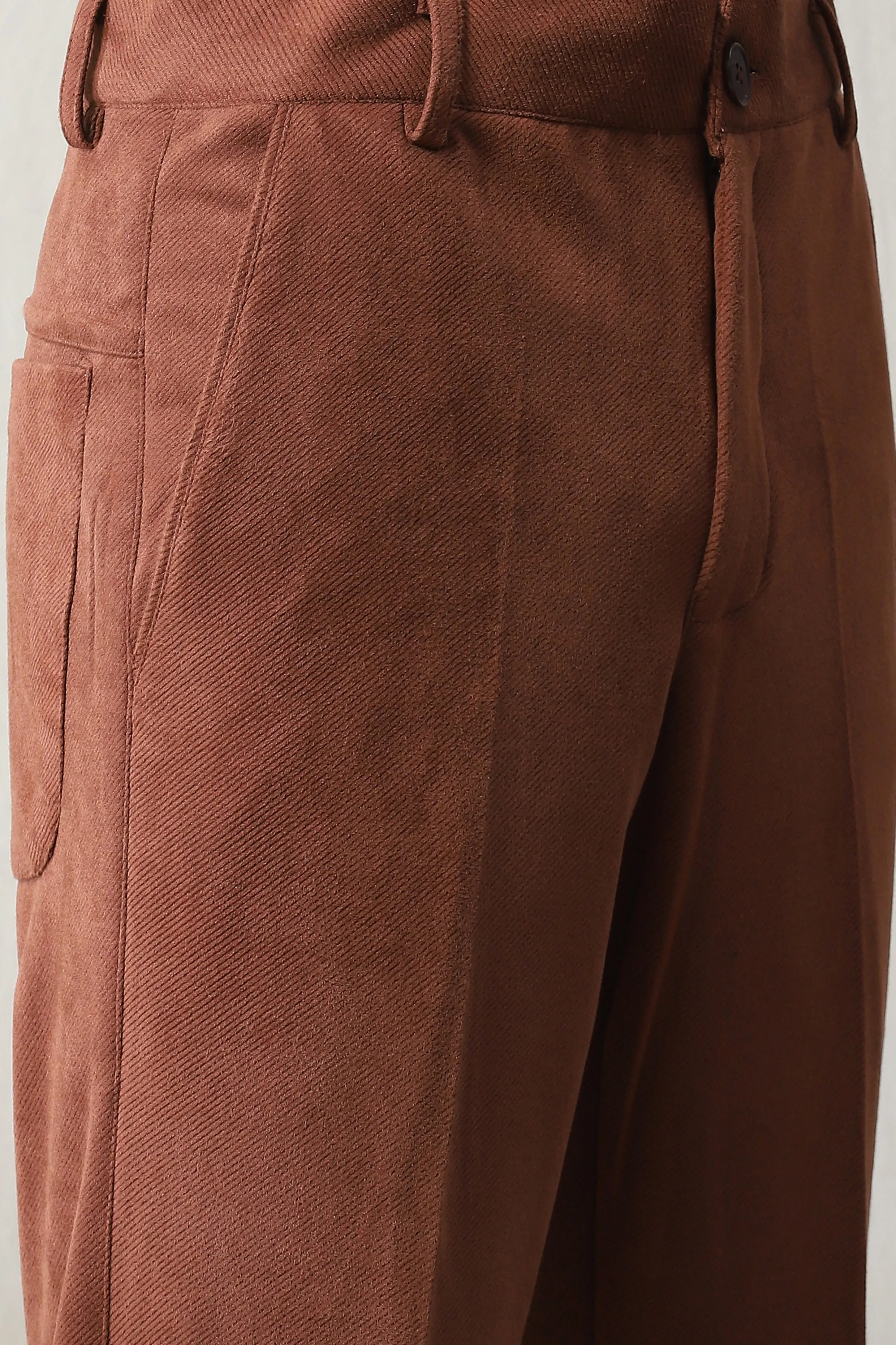 This rustish corduroy velvet co-ord set