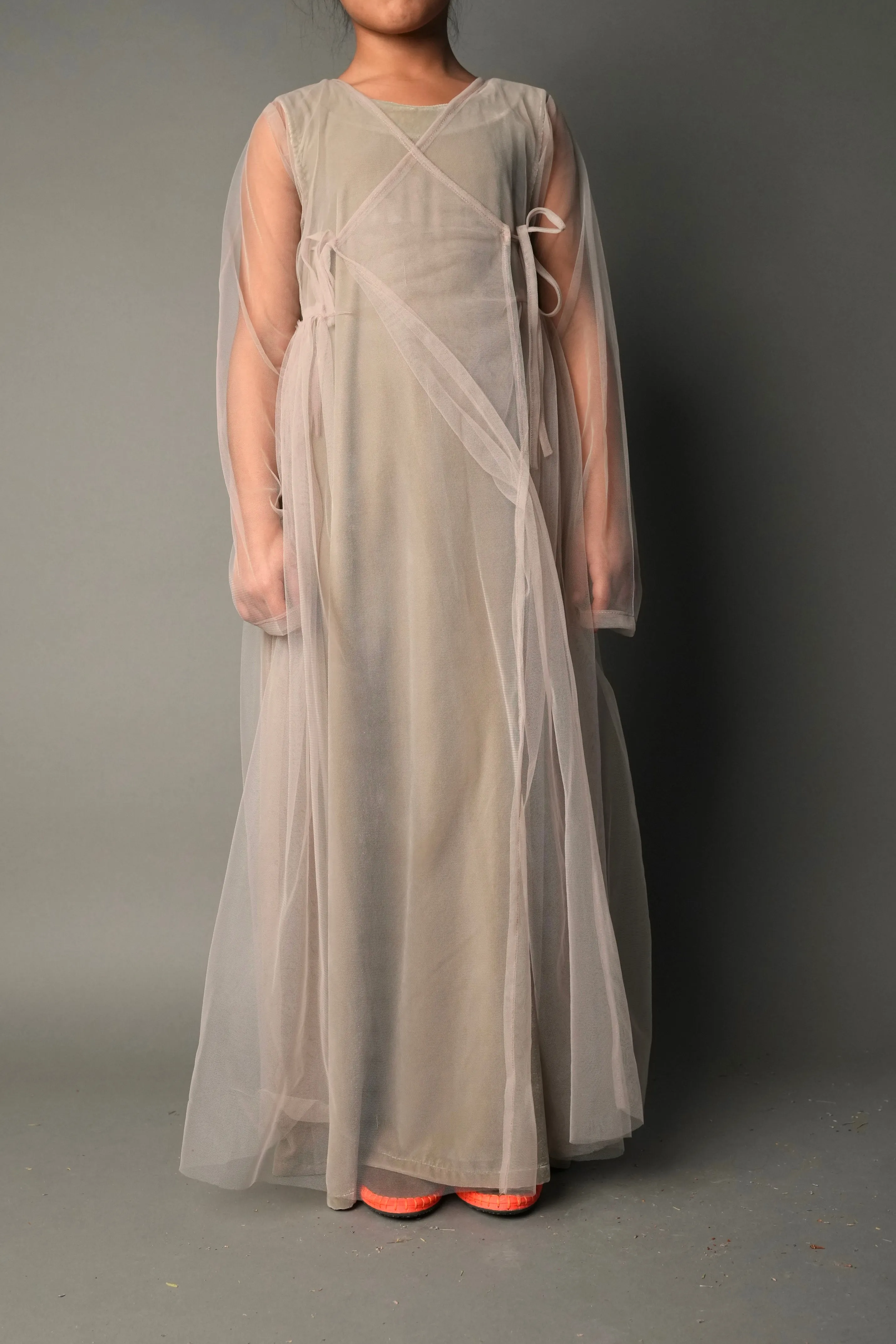 Tulle Wrap Kaftan