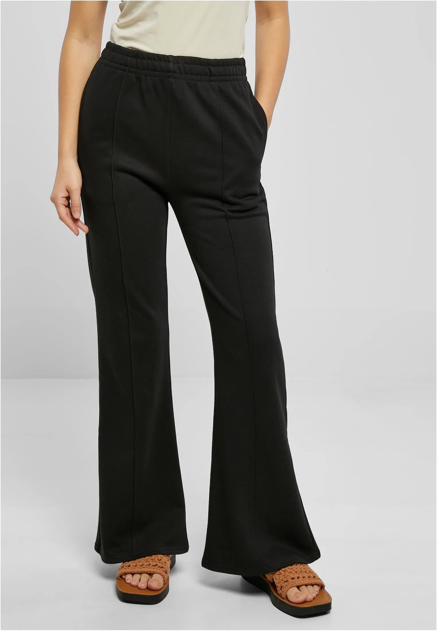 UC Flared Pin Tuck Terry Pants