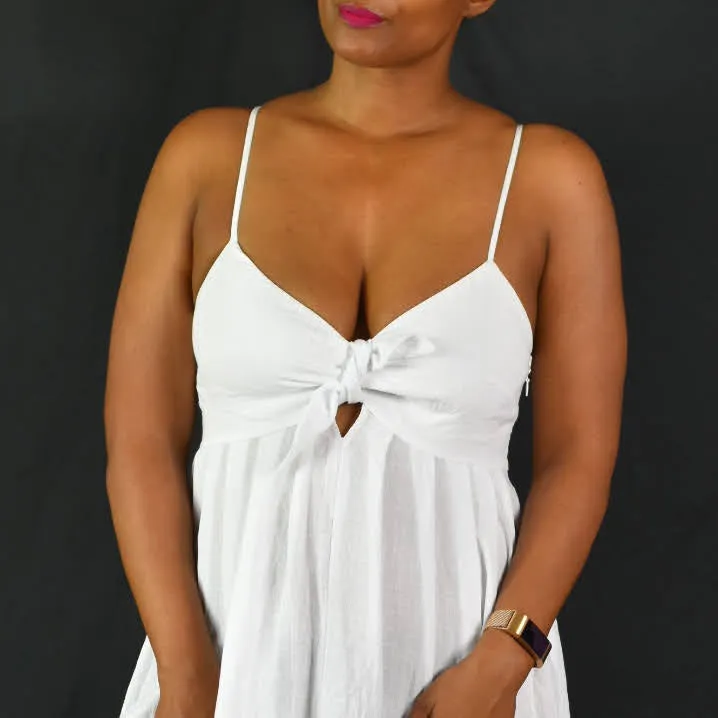 Willow Rochelle White Maxi Dress Size XS