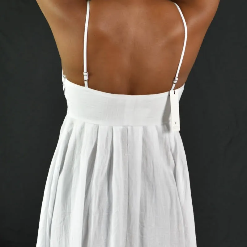 Willow Rochelle White Maxi Dress Size XS