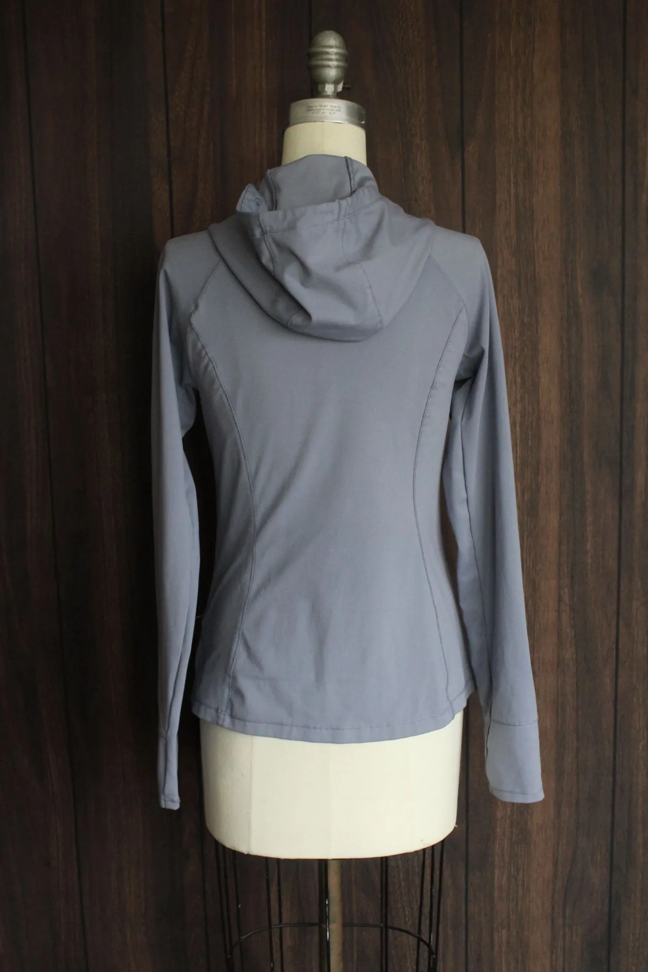 Yogalicious Womens Jacket, Purple Blue, Size Small, Hooded, Pockets, Thumb Hole